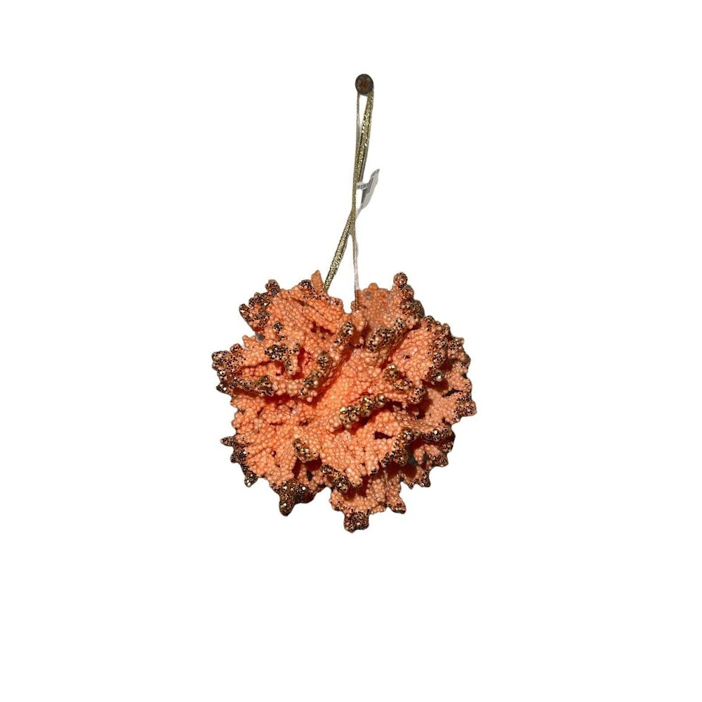 Holiday Lane at the Beach and Seaside Coral Ball Ornament